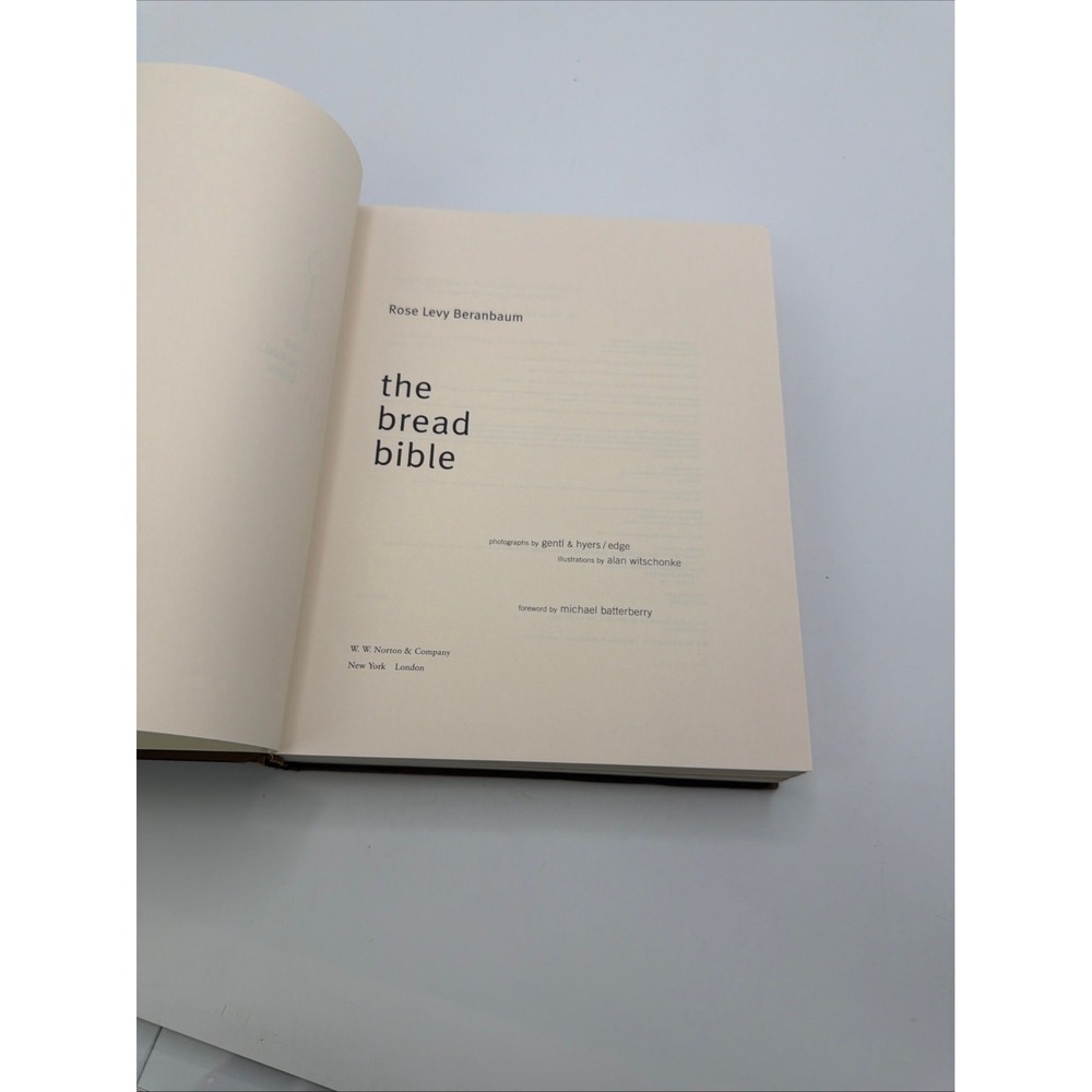 Rose Levy Beranbaum The Bread Bible Hardcover Cookbook 9780393057942 No DJ